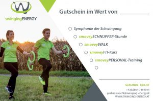 smovey - swingingENERGY - Gerlinde Reicht - Gutschein